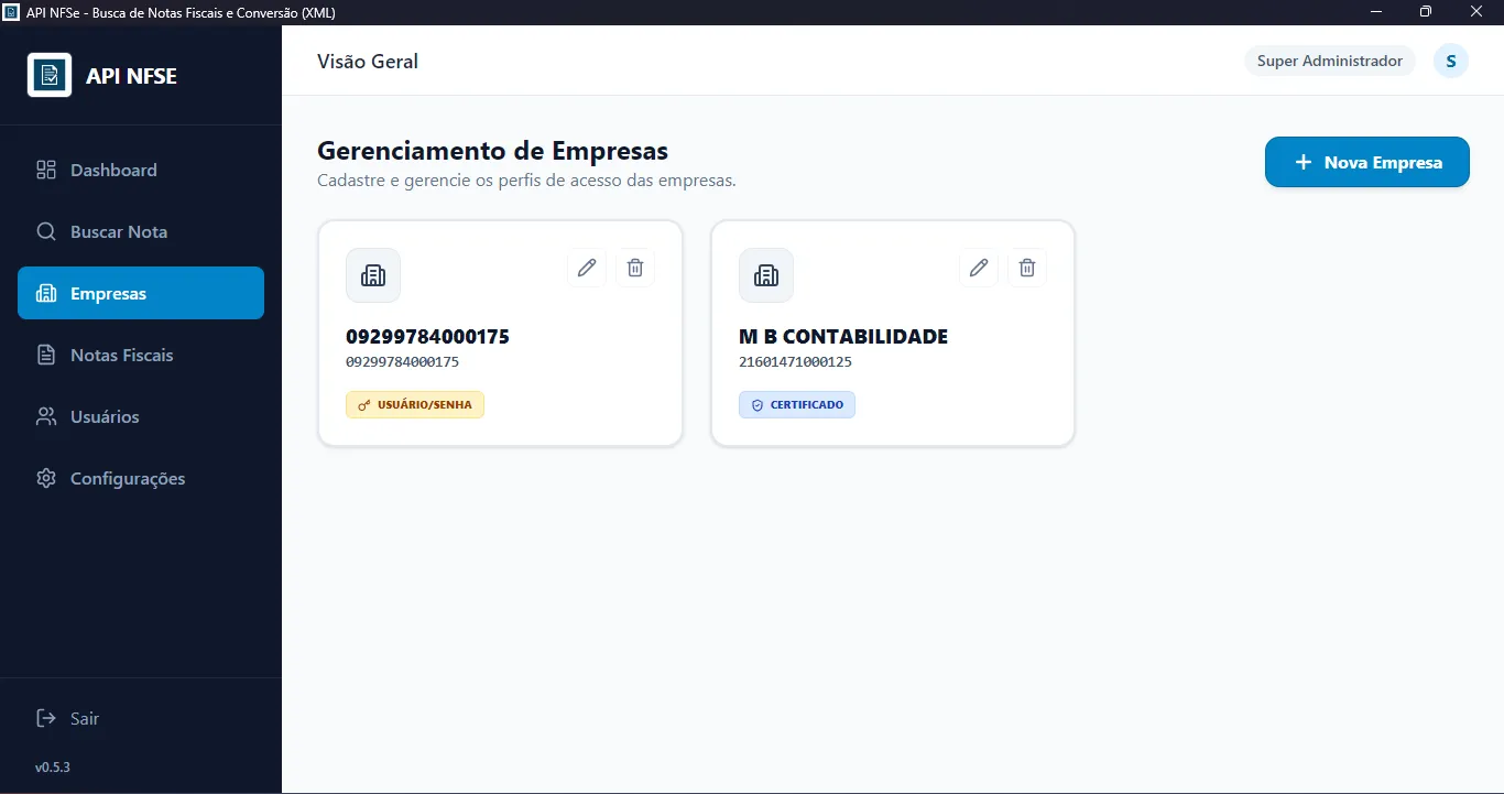 API NFSe — 8/11